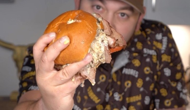 Tri Tip Mushroom Burger