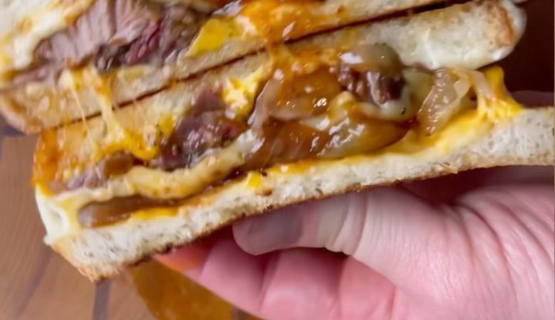 Grilled Cheese Brisket Leftover